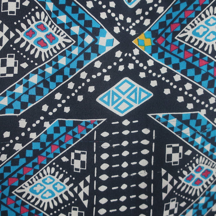 Tory Burch Sleeveless Blouse Blue Printed Silk Size 10