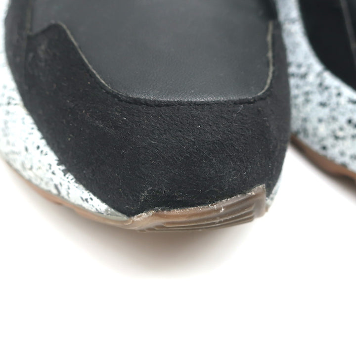 Stella McCartney Eclypse Low Top Sneakers Black Faux Leather Size 41
