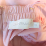 Zimmermann Lightburst Puff Midi Dress Pink Floral Print Cotton Size 0P