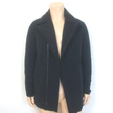 Theory Vandisen Padded Coat Black Nylon Size Small