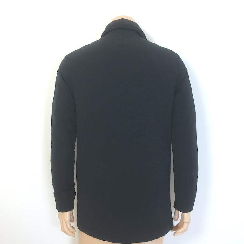 Theory Vandisen Padded Coat Black Nylon Size Small