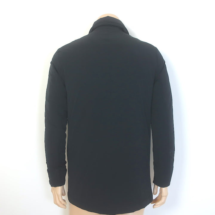 Theory Vandisen Padded Coat Black Nylon Size Small