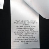 GANNI Blouse Black Stretch Crepe Size 36 Blouson Sleeve Top