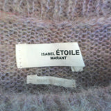 Isabel Marant Etoile Drussell Sweater Red Mohair-Blend Ombre Knit Size 34