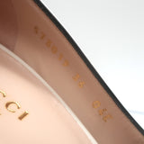 Gucci GG Marmont Fringe Platform Loafer Pumps Cream Leather Size 36 NEW