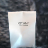 TSE Turtleneck Sweater Dress Gray Wool-Blend Colorblock Knit Size Medium