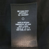 Alice + Olivia Saige Lace-Up Back Mini Dress Black Stretch Cotton Size 2