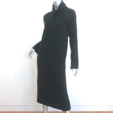 James Perse Cashmere Turtleneck Midi Dress Black Size 1
