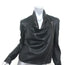 Helmut Lang Kiln Draped Leather Jacket Black Size Medium
