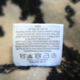 Tory Burch Floral Jacquard Sweater Cream/Black Wool-Blend Size Medium