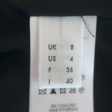 Victoria Victoria Beckham Structured Mini Dress Floral Print Satin Size US 4