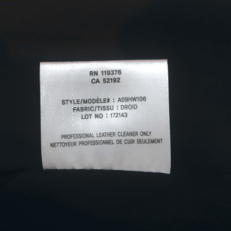 Helmut Lang Kiln Draped Leather Jacket Black Size Medium