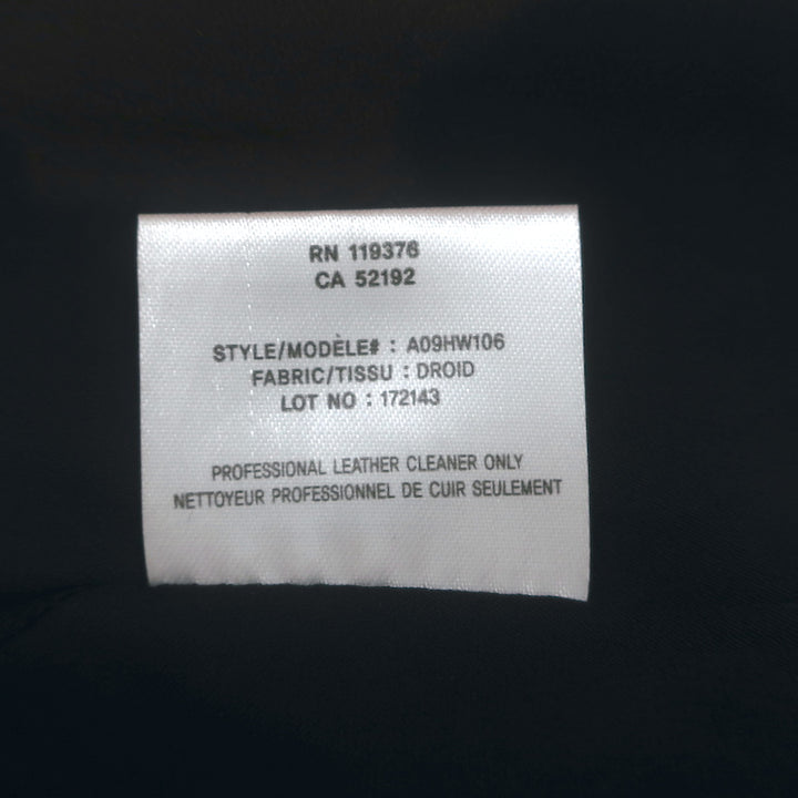 Helmut Lang Kiln Draped Leather Jacket Black Size Medium