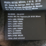 Prada Superfine Crewneck Sweater Charcoal Lightweight Virgin Wool Size 46