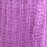Isabel Marant Inko Sweater Magenta Mohair-Blend Ribbed Knit Size 40