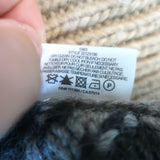 Tory Burch Intarsia Mixed Knit Sweater Beige Alpaca-Blend Size Medium