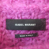 Isabel Marant Inko Sweater Magenta Mohair-Blend Ribbed Knit Size 40