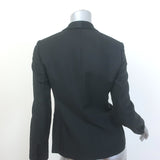 Gucci 2007 Satin-Trimmed Blazer Black Mohair-Wool Size 38 One-Button Jacket