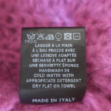 Isabel Marant Inko Sweater Magenta Mohair-Blend Ribbed Knit Size 40