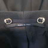 Gucci 2007 Satin-Trimmed Blazer Black Mohair-Wool Size 38 One-Button Jacket