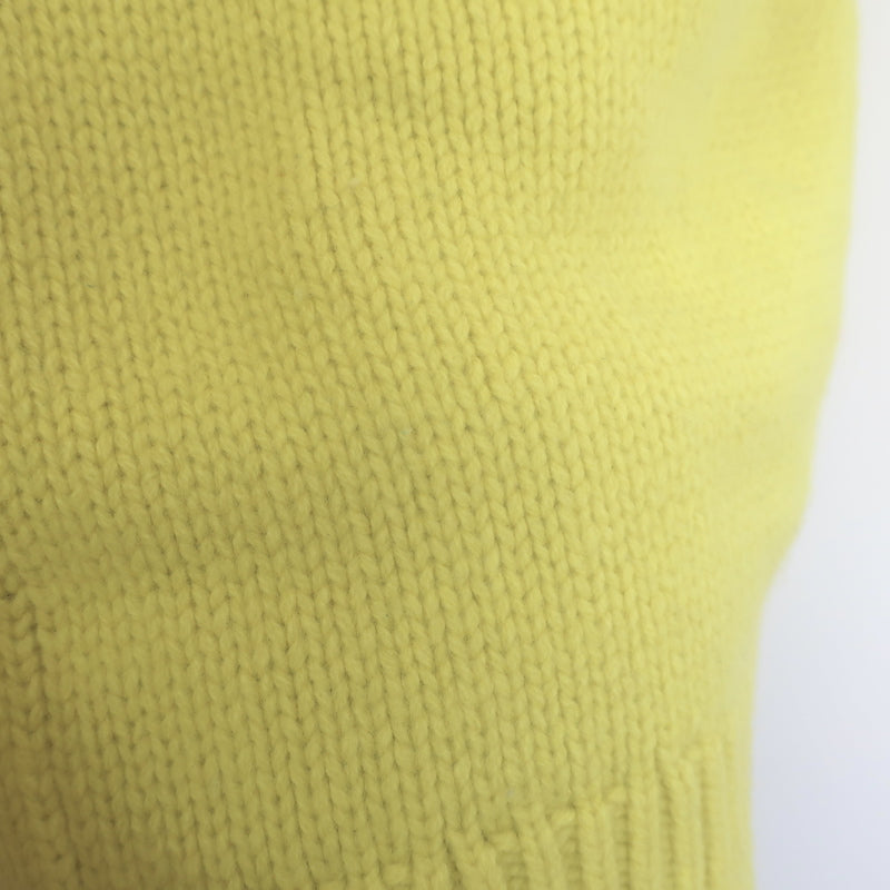 Tory Burch Tory Sport Fair Isle Turtleneck Sweater Yellow Wool Size Small
