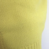 Tory Burch Tory Sport Fair Isle Turtleneck Sweater Yellow Wool Size Small