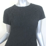 Dolce & Gabbana Lace Cap Sleeve Mini Dress Black Size 40