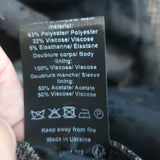 Zadig & Voltaire Verdun Rhinestone Stars Blazer Brown Mixed Check Size 36