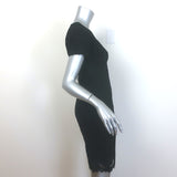 Dolce & Gabbana Lace Cap Sleeve Mini Dress Black Size 40