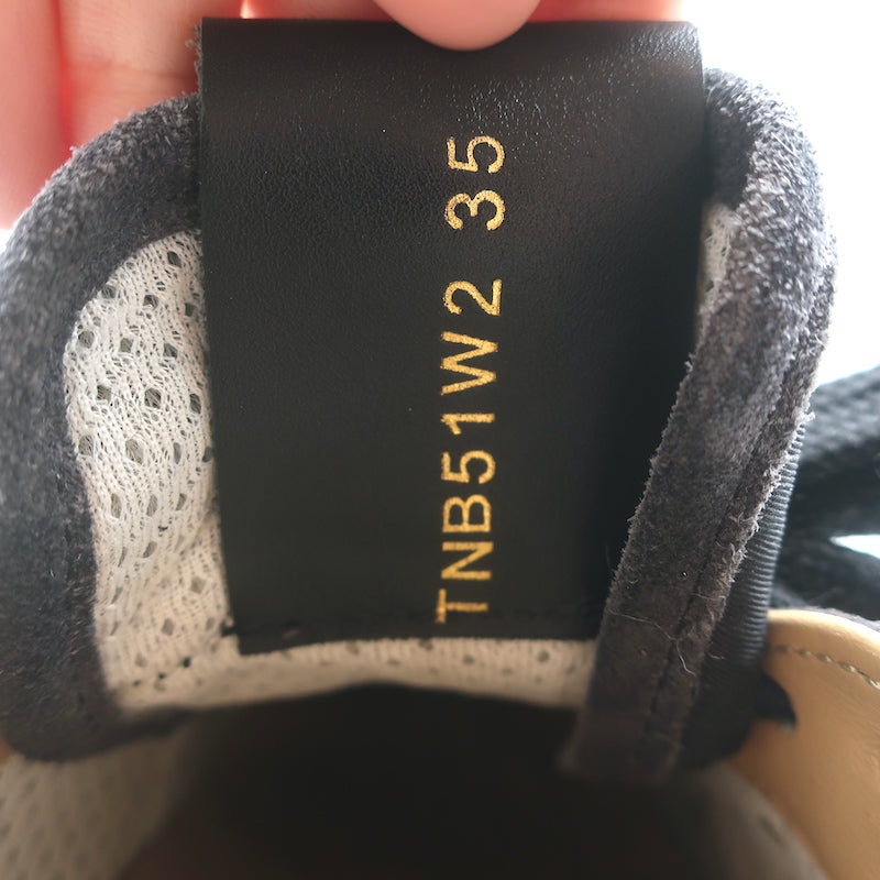 Valentino Soul Rockstud Sneakers Black Camo &amp; Gray Suede Size 35