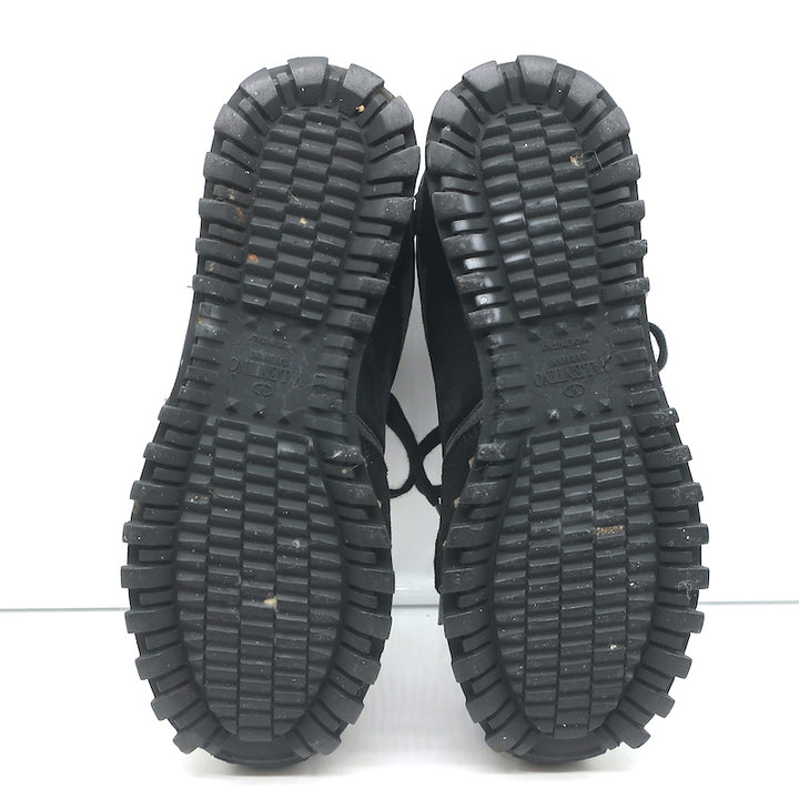 Valentino Soul Rockstud Sneakers Black Camo &amp; Gray Suede Size 35