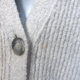 Stella McCartney Patchwork Faux Fur Oversized Cardigan Oatmeal/Multi Size 34