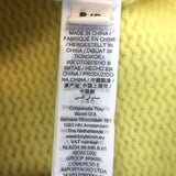 Tory Burch Tory Sport Fair Isle Turtleneck Sweater Yellow Wool Size Small