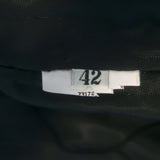 Ki6? Who Are You? Fringe Leather Vest Black Size 42