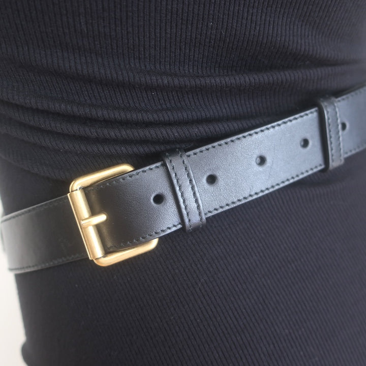 Gucci GG Marmont Animal Studs Matelasse Mini Belt Bag Black Leather Size 85