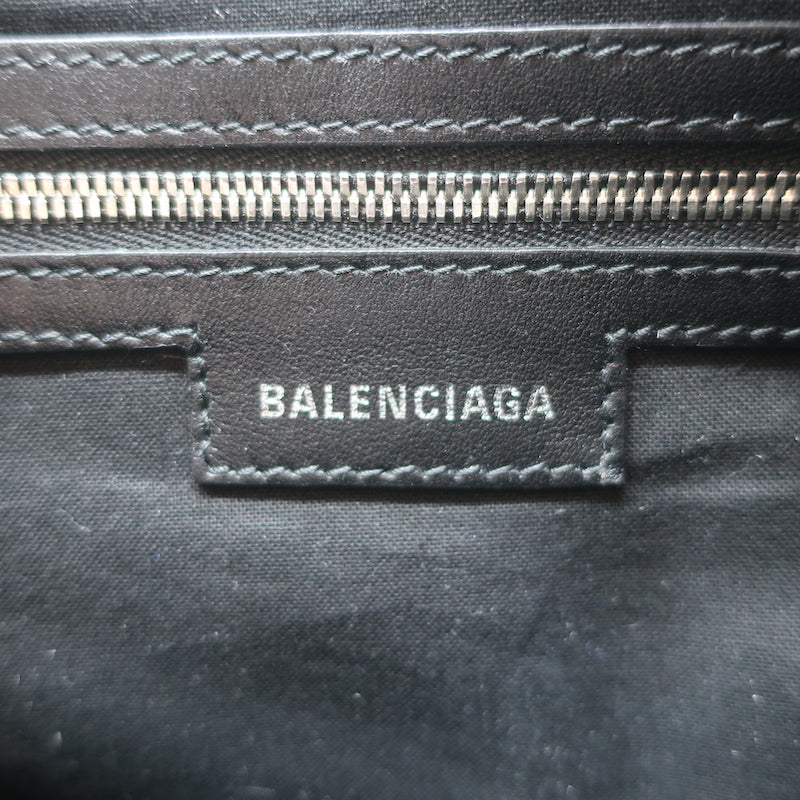 Balenciaga Le Cagole Small Shoulder Bag Black BB Monogram Denim