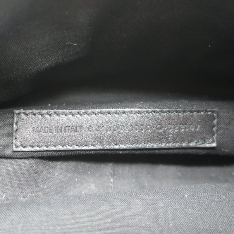 Balenciaga Le Cagole Small Shoulder Bag Black BB Monogram Denim