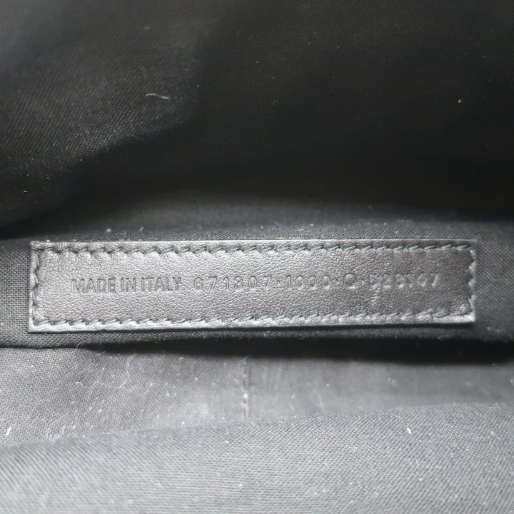 Balenciaga Le Cagole Small Shoulder Bag Black BB Monogram Denim