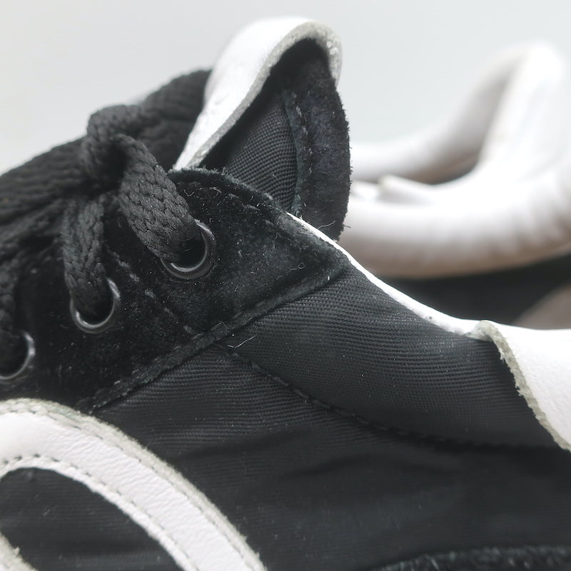 Loewe Flow Runner Sneakers Black Nylon &amp; White Leather Size 38
