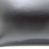 Christian Dior Wristlet Pouch Black Leather Small Clutch