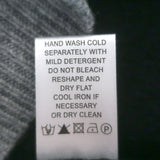 Jumper 1234 Contrast Cashmere Cardigan Black & Gray Size 2 V-Neck Sweater