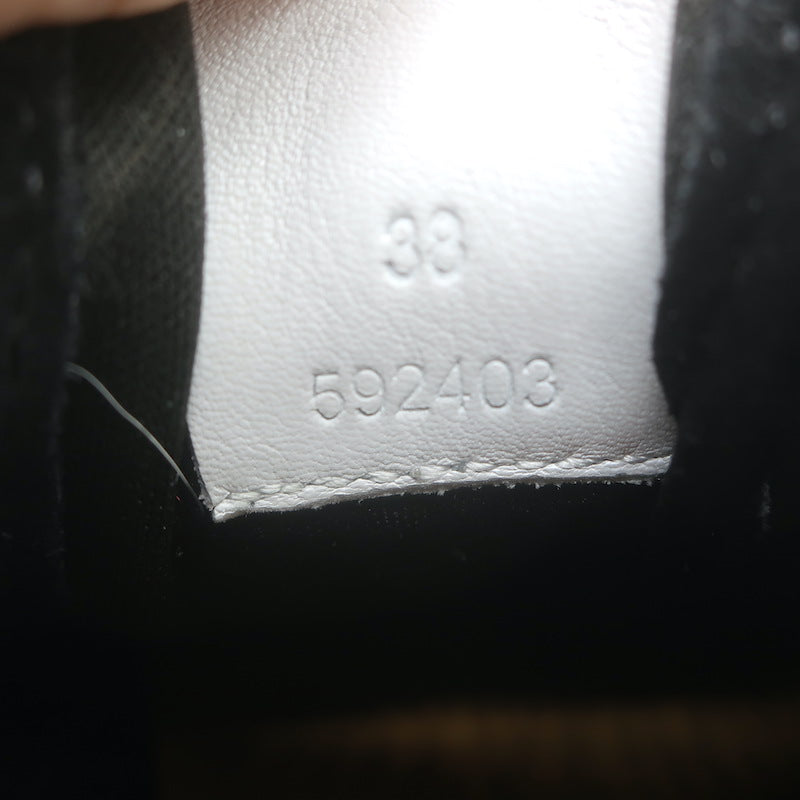 Loewe Flow Runner Sneakers Black Nylon &amp; White Leather Size 38