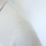 Zimmermann Super Eight Short Sleeve Belted Jumpsuit White Linen Size 2