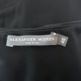 Alexander McQueen Draped Jersey Dress Black Size 46