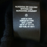 Alice + Olivia Porla Collared Sweater Black Stretch Wool Size Medium