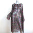 Jean Paul Gaultier Soleil Cover-Up Midi Dress Floral Print Chiffon Size Medium