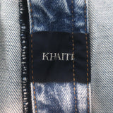 Khaite Abigail High Rise Straight Jeans Light Denim Size 27