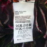 Jean Paul Gaultier Soleil Cover-Up Midi Dress Floral Print Chiffon Size Medium