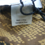 Current/Elliott Bermuda Tank Top Brown Snakeskin Print Cotton-Silk Size 3 NEW