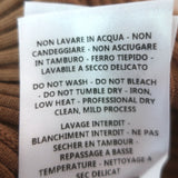 Stella McCartney Turtleneck Refined Ribs Sweater Dress Camel Wool-Silk Size 38